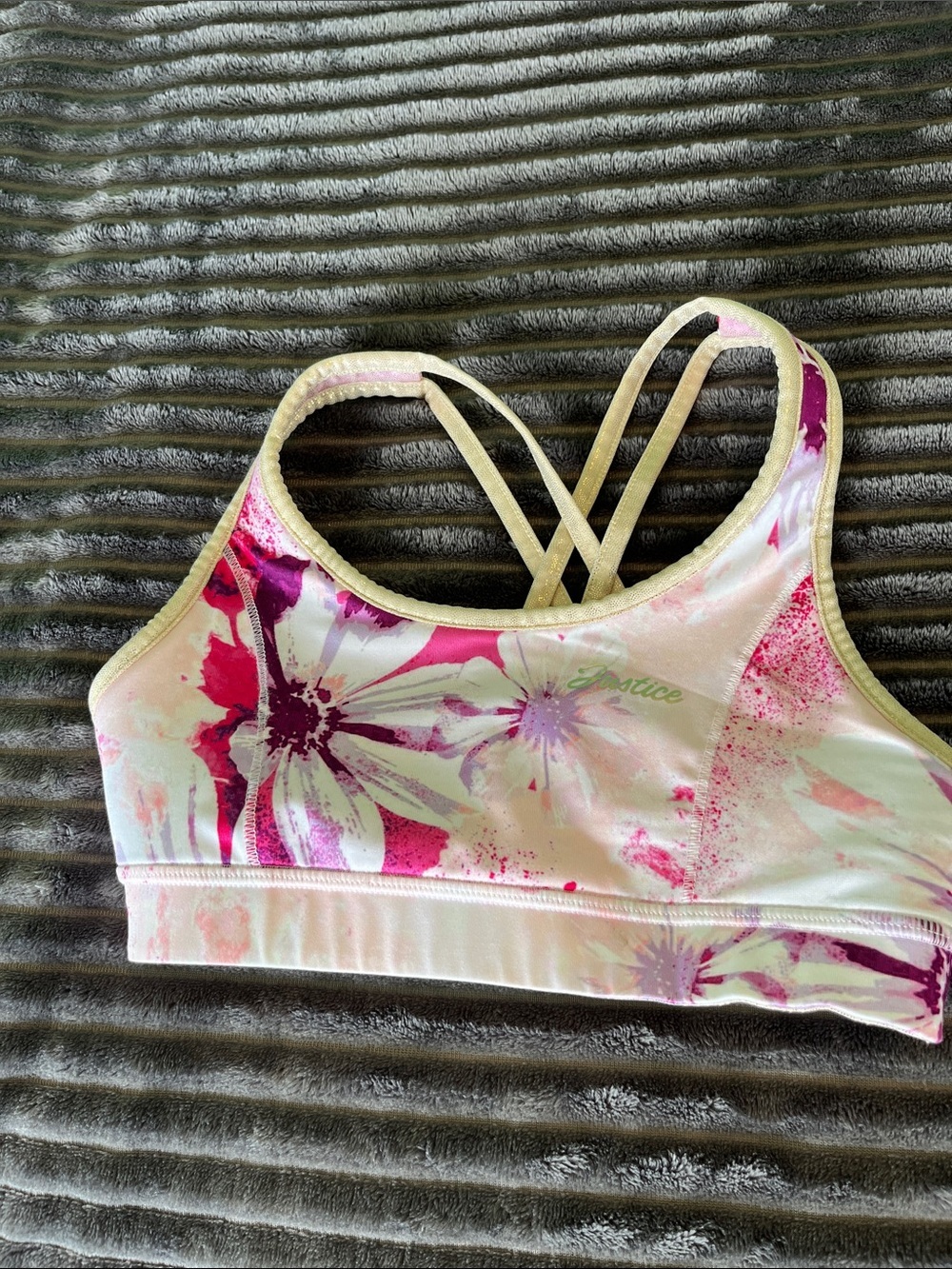 Justice reversible sports cami